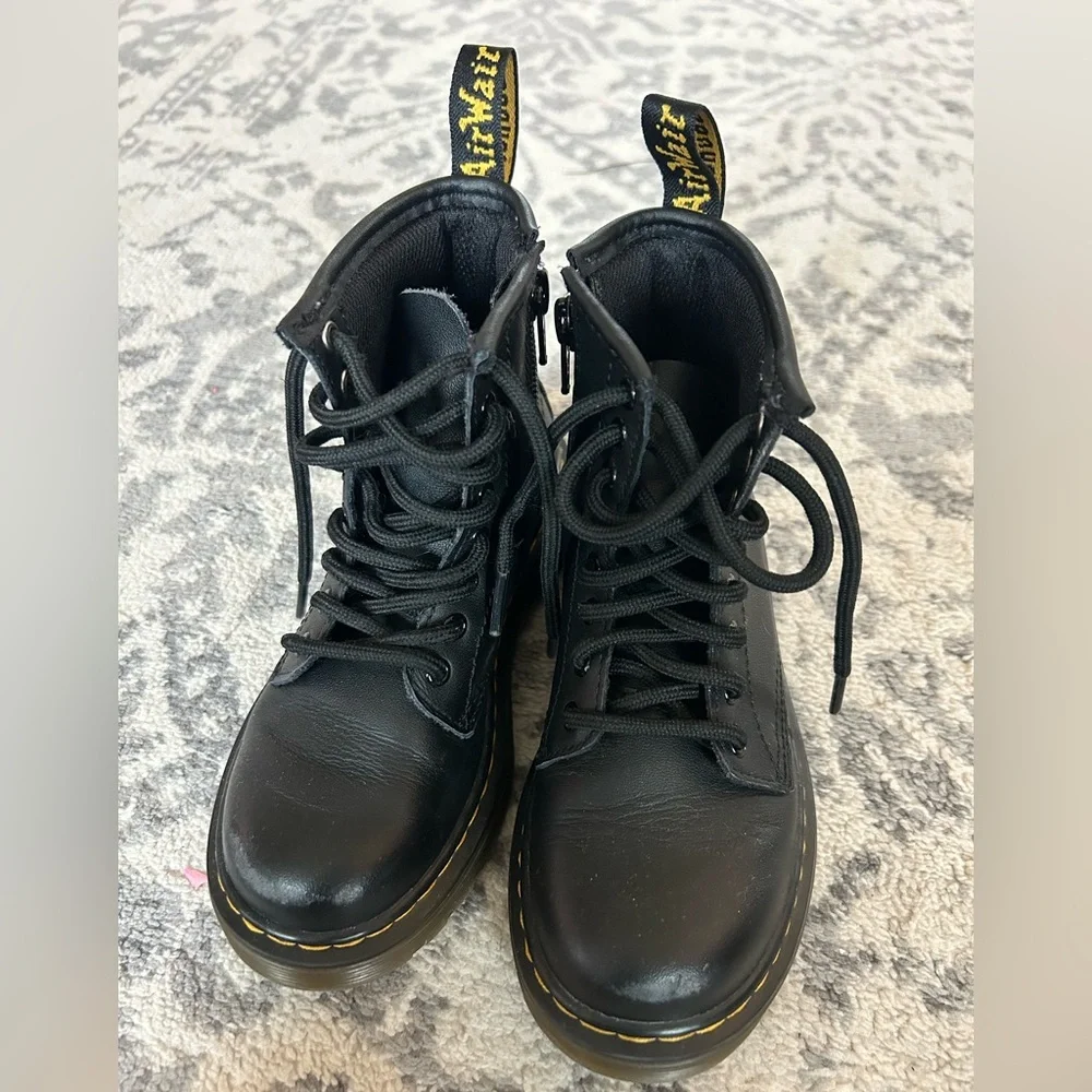 Dr. Marten's Kid's Collection 1460 Unisex Lace Up Boot- Black/ Size 12